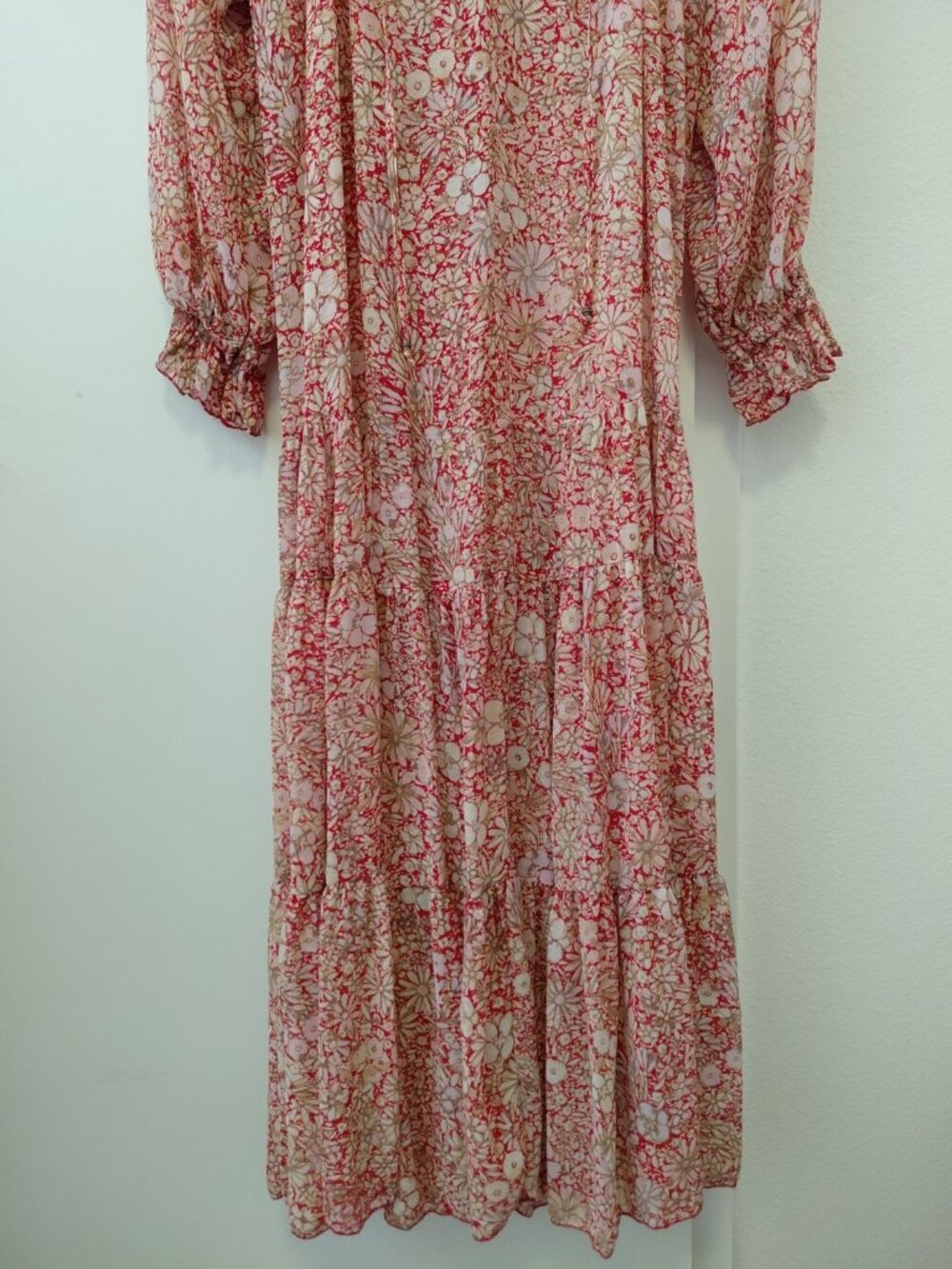 Free People Rose Floral Tiered Maxi Dress - Picture 4 of 9